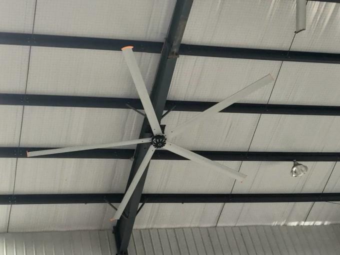 Grande fan de plafond industrielle de ventilation avec le moteur de longue durée