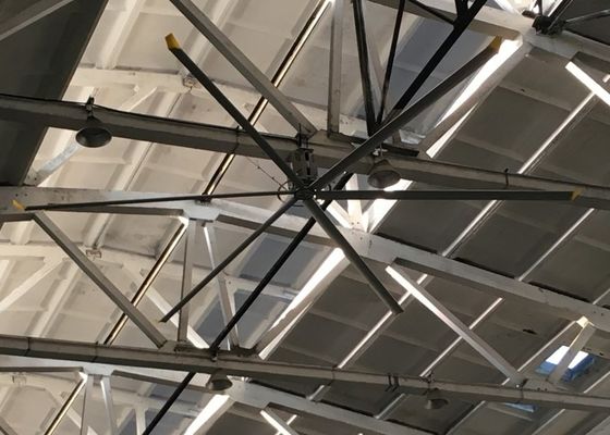 Un bon prix. Diamètre 2,4m-7,3m Al Mg Blade ventilateur de plafond industriel pour espace de sports de cour intérieure en ligne