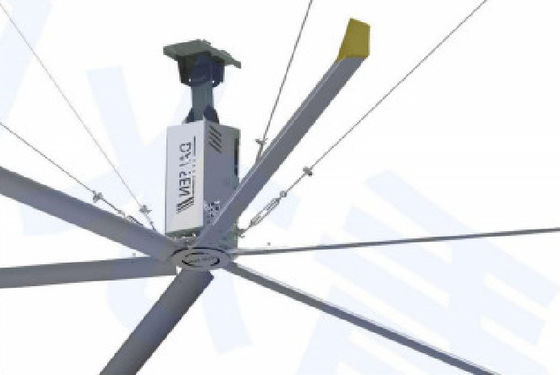 Fans de plafond géantes de puissance élevée de GV RoHS d'OEM industrielles pour l'entrepôt