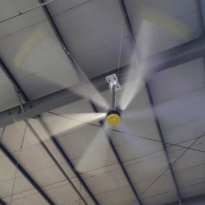 Un bon prix. 24 pieds fans de plafond industrielles d'entrepôt et d'atelier de refroidisseur d'air de moteur de Hvls Pmsm en ligne