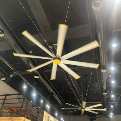 Contrôleur HVLS Circulateurs d'air industriels avec un faible niveau sonore ≤ 38 dB