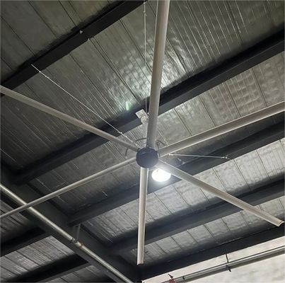 7.3m 24ft grand ventilateur de plafond HVS industriel PMSM moteur sans pinceau et super volume d'air