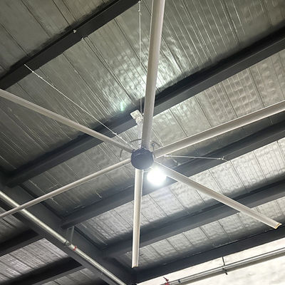 Un bon prix. Ventilateurs de plafond HVLS à moteur PMSM pour l'atelier de production de câbles en ligne