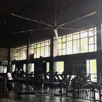 Un bon prix. 1.5KW alimentation électrique 5 lames 7.3m 24ft JUNYI HVLS industriel ventilateur de plafond pour l'industrie en ligne