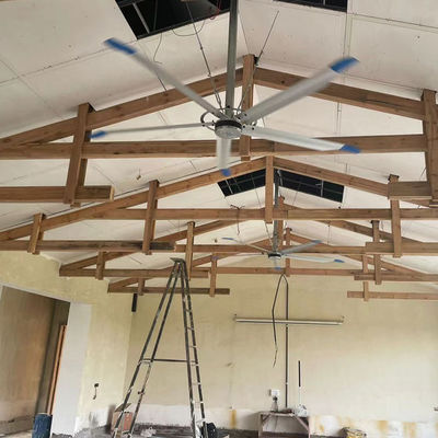 Un bon prix. 5Pcs Blade PMSM Motor Core Components 3,0m 10FT ventilateur de plafond industriel pour augmenter l'efficacité de l'entrepôt en ligne
