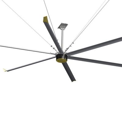 Un bon prix. Ventilateurs de plafond PMSM HVLS de 16 pieds pour la circulation de l'air et la ventilation dans les entrepôts à volume en ligne