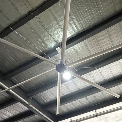 7.3m PMSM Motor Alloy Aluminium Blade Grand ventilateur pour les magasins commerciaux et industriels