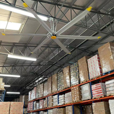 Un bon prix. Installation de plafond 5,0m 16ft grand ventilateur de débit d'air HVLS pour le refroidissement et la ventilation en ligne