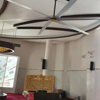 Un bon prix. 6.1M/20FT Ventilateur de ventilation moteur à aimants permanents synchrones HVLS grand ventilateur de plafond industriel en ligne