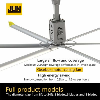 Un bon prix. Ventilateur HVL de 24 pieds avec fonction de refroidissement par air pour la ventilation d'usine en ligne