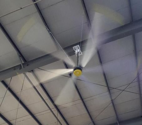 Un bon prix. Ventilateur de refroidissement de 24 pieds de diamètre pour plafond industriel Al-Mg lames en alliage Séchage à l'air dans un entrepôt alimentaire en ligne