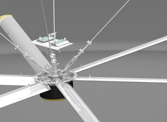 Un bon prix. 6.0M 20 pieds Pmsm Salle des moteurs Six lames Grands ventilateurs HVLS en ligne