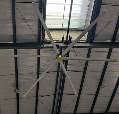 Un bon prix. 7.3M 24 FooT Pmsm Moteur Ventilation industrielle Grands ventilateurs HVLS en ligne