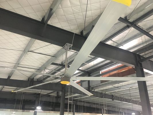 Un bon prix. Blade en aluminium à basse vitesse grand ventilateur PMSM avec moteur boîte de vitesses en ligne